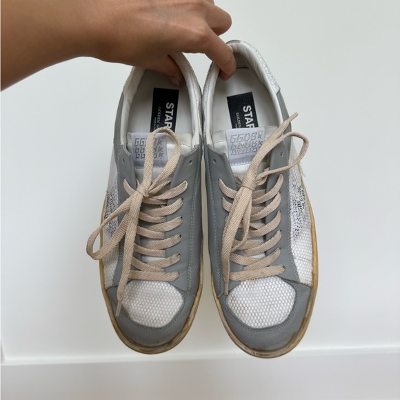 Men's Stardan with white leather star with GGDB print - Size 43 - Picture 3 of 8